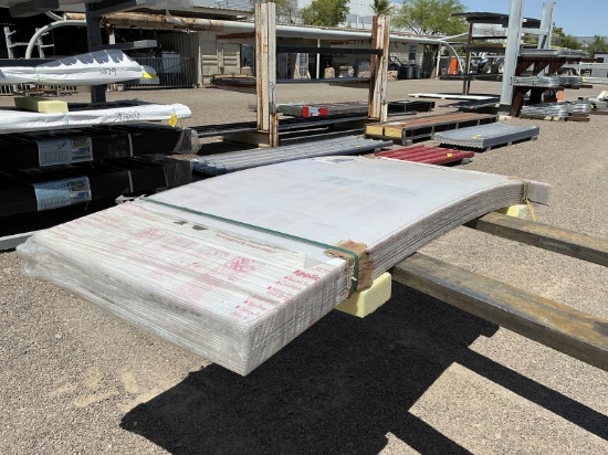 (20) 35in X 7.87ft Clear Polycarbonate Panels