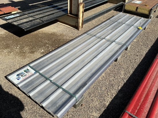 (30) 35IN X 12FT CLEAR POLYCARBONATE ROOF PANELS
