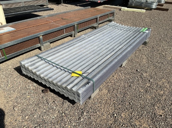 (100) 3FT X 7.87FT CLEAR POLYCARBONATE ROOF PANELS