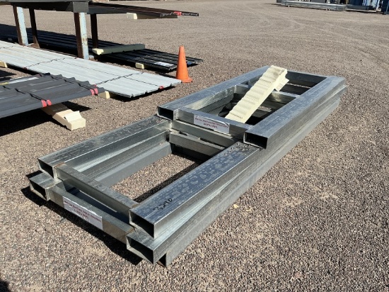 (4) Steel Transport Skids