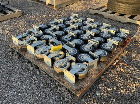 PALLET OF CASTOR WHEELS
