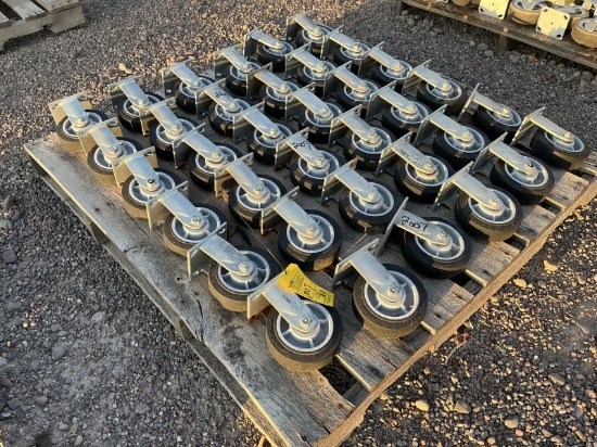 PALLET OF CASTOR WHEELS