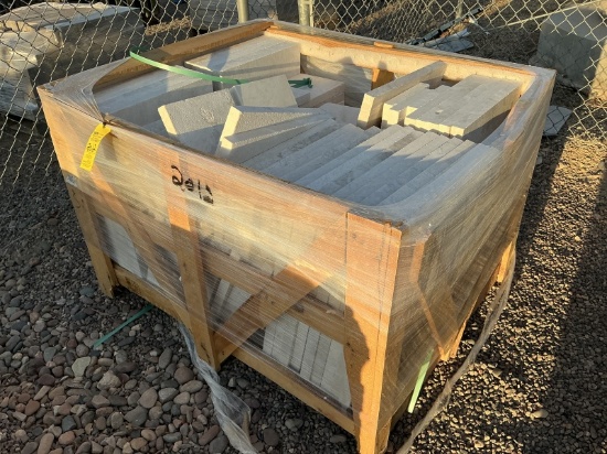 Crate Of Travertine Pavers