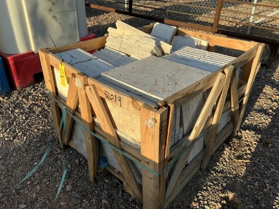 Crate Of Travertine Pavers