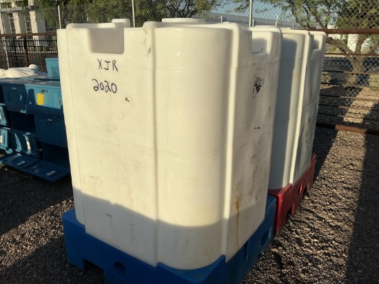 (2) 330GAL PLASTIC TOTES