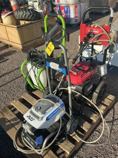 (3) PRESSURE WASHERS