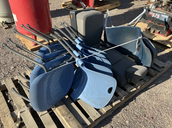 Pallet Of Asst Chairs & Center Consol