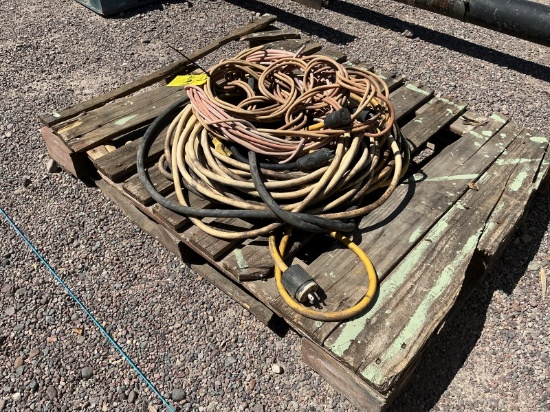Pallet Of Assorted Extension Cords And Pigtails