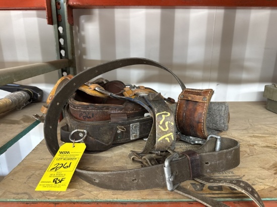Tree / Pole Climbing Harness And Spikes
