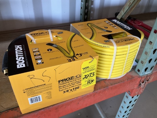 (2) Bostitch 3/8in X 100ft Air Hoses