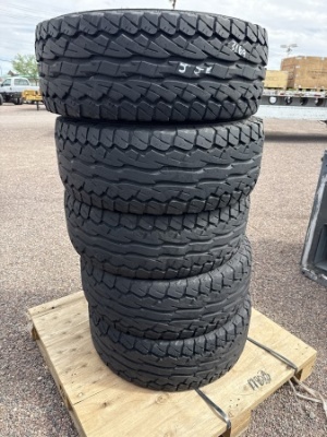 5 Falken Wildpeak A/T At01 33x12.50r15lt Tires