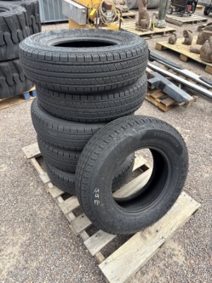 6 Carlstar Radial Trail St205/75r14 Trailer Tires