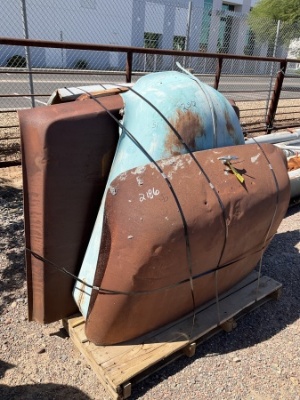 Pallet Of Assorted Vehicle Hoods