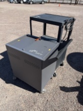 TWO ELECTRIC UTILITY CARTS
