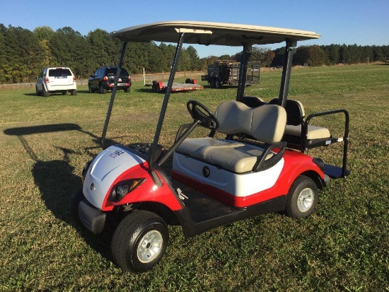 YAMAHA ELECTRIC GOLF CART 48 V, 2012 TROJAN BATTERIES, CHARGER, FLIP REAR S