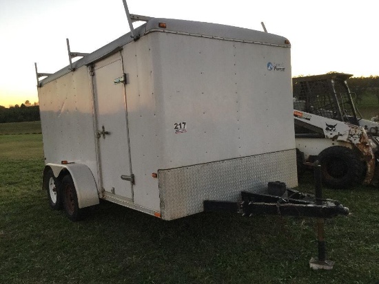 2003 WELLS CARGO ENCLOSED TRAILER [14, BARN DOORS, WIRED-RECEPTACLES/LIGHTS