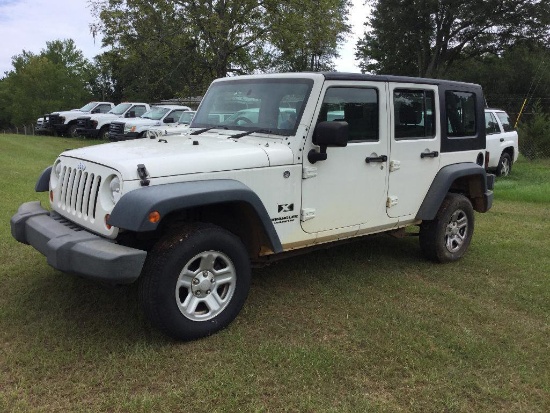 2009 JEEP WRANGLER-UNIT 341 (RIGHT HAND DRIVE, 4x4, AT, VIN-1J4GZ39109L728084, MILES READ 131270,