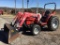 MASSEY FERGUSON 1540 DIESEL TRACTOR W/MF 1525 FRONT LOADER (4X4, HRS READ 9