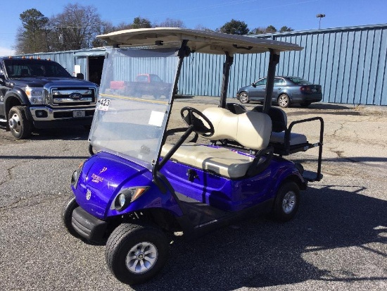 2009 YAMAHA GAS GOLF CART (FLIP REAR SEAT, LIGHTS)