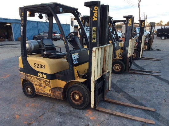 YALE MODEL GLP040SVXNUSF084PROPANE FORKLIFT