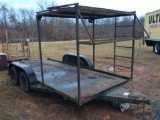 18 FT TANDEM AXLERACE CAR TRAILER (5 LUG AXLES)