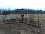 20 FT WROUGHT IRON GATES