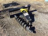 HYDRAULIC AUGER. WITH 9 INCH BIT
