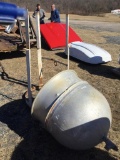 30 IN ALUMINUM KETTLE AND STAND