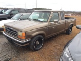 1990 FORD RANGER XLT (AT, EXT CAB, 4.0L ENG, MILES READ 08251, VIN-1FTCR14X