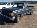 1987 FORD F-150 (AT, 5.0L ENG, MILES READ 92352, VIN-1FTCF15NIHLA29667)