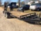 16FT EQUIPMENT TRAILER (NO TITLE, TANDEM AXLE, 5 LUG AXLES)