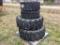 USED TRACTOR TIRE SET (2 - 12-16.5, 2- 17.5L - 24)