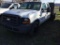 2006 FORD F-350 XL FLATBED (AT, 6.0L POWERSTROKE, CREW CAB, DRW, 2WD, MILES