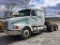 1988 VOLVO ROAD TRACTOR WITH SLEEPER (CUMMINS DIESEL, MILES READ 2500003, V