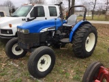 2006 NEW HOLLAND TT75A TRACTOR (DIESEL, HOURS READ 3902, REMOTES)