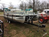 CREST II PONTOON (NISSAN 50 HP MOTOR, 20 FT, HIN-MAU01962C797)