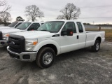 2015 FORD F-250 XL SUPER DUTY PICKUP (MILES READ 99908, EXTENDED CAB, AT, 6