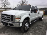 2008 FORD F-450 SUPER DUTY LARIAT (AT, 6.4L POWERSTROKE DIESEL, 4WD, CREW C