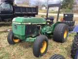 JOHN DEERE 2155 TRACTOR (DIESEL, TURF TIRES, REMOTES, SN-L02155G662653)