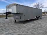 2002 HAULMARK GOOSENECK ENCLOSED TRAILER (32FT, TRI AXLE, VIN-4X5G534312G04