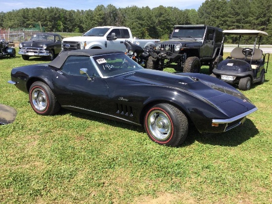 1969 CHEV CORVETTE STINGRAY (AT, 350ci, 2 TOPS)