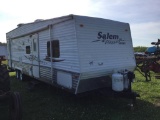 2006 SALEM LE SPORT TOY HAULER (29ft-9ft STORAGE, 20ft LIVING SPACE, BUMPER