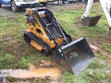 BOXER 320 STAND ON MINI SKID STEER (KOHLER 20.5 HP, GAS, HRS READ 1156, AUX HYDRAULICS)