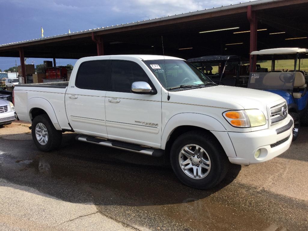 2004 Toyota Tundra 4 7l At 4 Door Vin 5tbet34164s455674 Miles