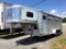 EXISS ALUMINUM 3 HORSE SLANT LOAD TRAILER (VIN4LAAS182412011918, W/ DRESSING ROOM, 2-5000LB AXLES,