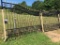 UNUSED 20' HD BI-PARTING WROUGHT IRON DRIVEWAY GATE