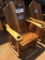 WOODEN GLIDER ROCKING CHAIR