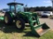 JOHN DEERE 5603 TRACTOR W/JD 542 LOADER (ENCLOSED CAB W/HEAT & AIR, RADIO, AWD, COUNTY OWNED, DAILY
