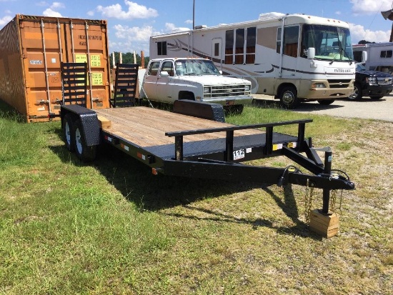 2018 EXCELL EQUIPMENT TRAILER (7FT X 18FT, 6 LUG, 5 TON, UNUSED) VIN-1E9BF2229JL286450