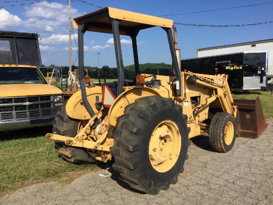 FORD 545D LOADER TRACTOR (HOURS READ 1015, 6FT BUCKET, SHUTTLE SHIFT, SN-A431101)